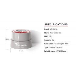 Venalisa Spider Gel - 07 Red