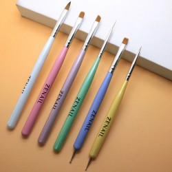Set 6 Pensule Nail Art