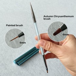 Pensula cu 2 Capete Roz