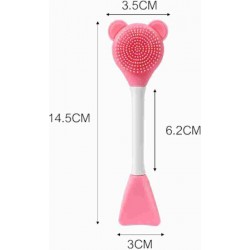 Perie Faciala Din Silicon Cu Spatula