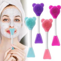 Perie Faciala Din Silicon Cu Spatula